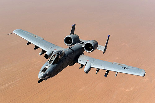 USAF A 10 Thunderbolt II over Afghanistan