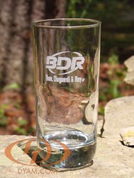 Engraved Executive Water Glass